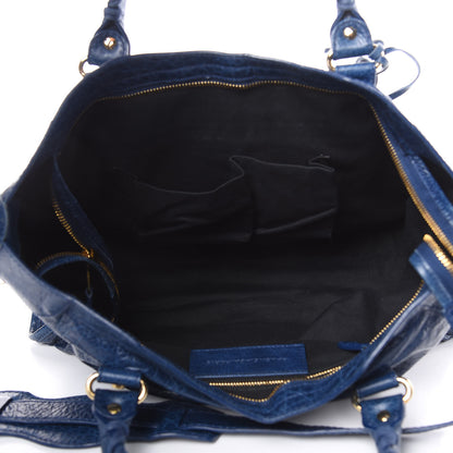 Balenciaga Agneau Giant 12 Gold Hardware City Bleu Mineral 5 of 10
