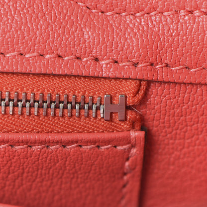 Hermes Taurillon Clemence Birkin 30 Rouge Pivoine 20 of 33