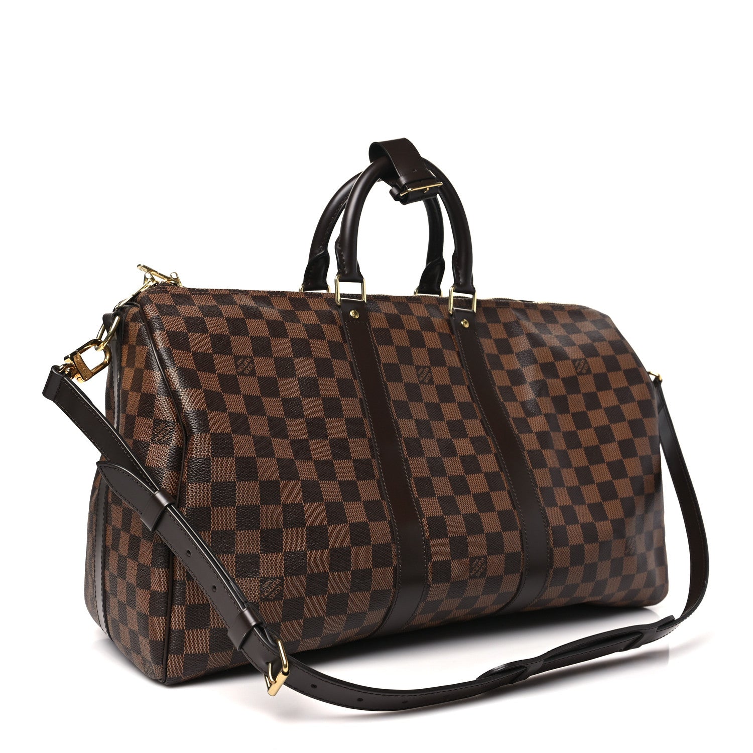 Louis Vuitton Damier Ebene Keepall Bandouliere 45 2 of 9
