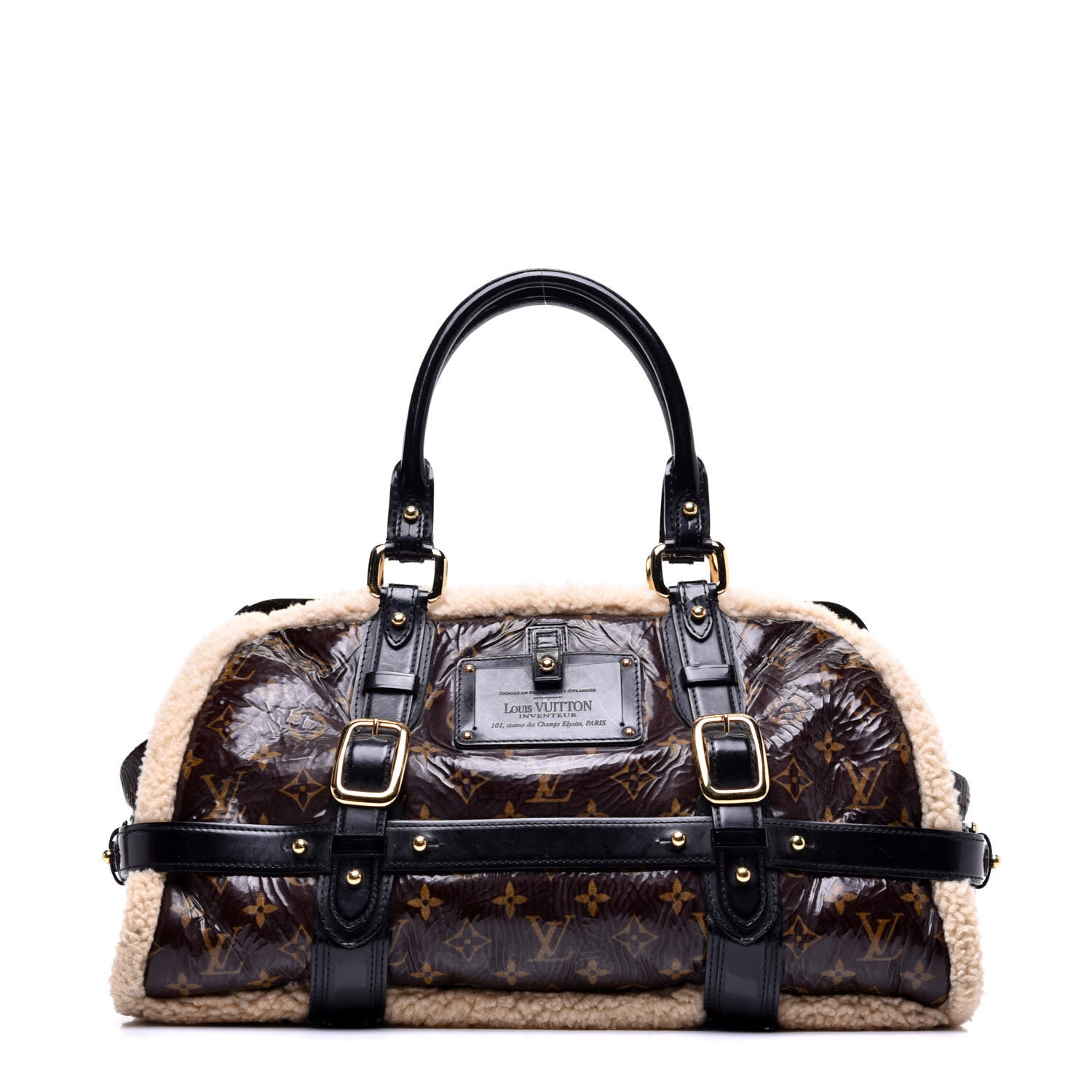 Louis Vuitton Monogram Shearling Storm Bag 899981 – FASHIONPHILE