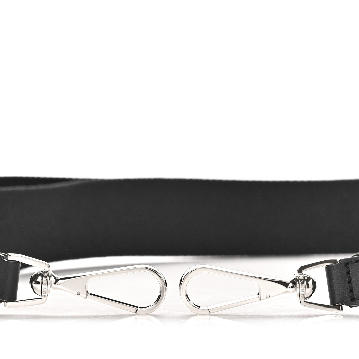 Goyard Canvas Calfskin Adjustable Shoulder Strap Black 5 of 5