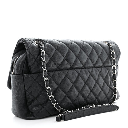 Chanel Caviar Quilted Jumbo Easy Flap Black 3 of 13