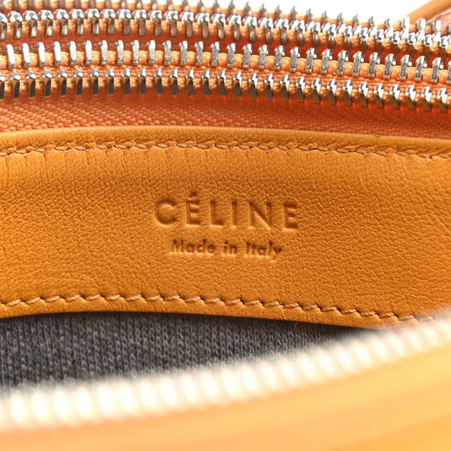Celine Lambskin Small Trio Crossbody Bag Sunflower 7 of 11