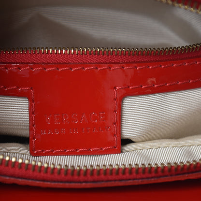 Versace Patent Studded Bag Red 8 of 13