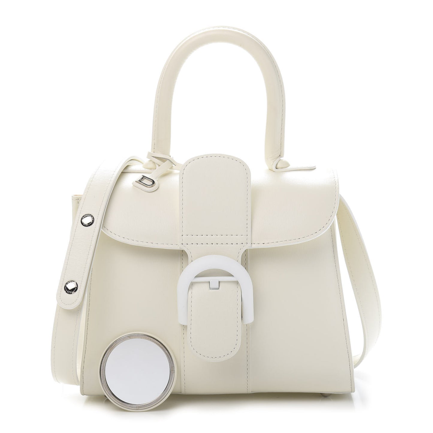 Calfskin Mini Brillant Satchel Ivory