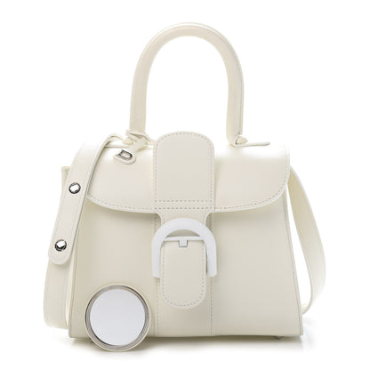 Delvaux Calfskin Mini Brillant Satchel Ivory 1 of 14
