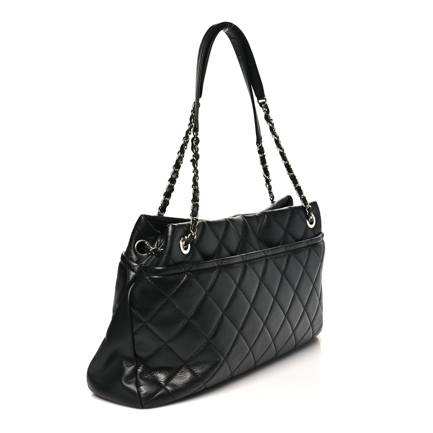 Caviar Quilted CC Timeless Soft Tote Black