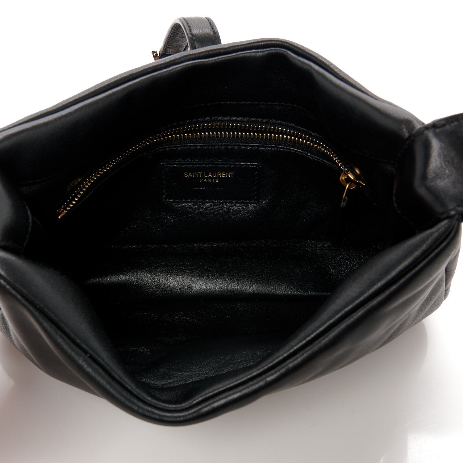 Saint Laurent Padded Lambskin Le 5 A 7 Hobo Black 5 of 10