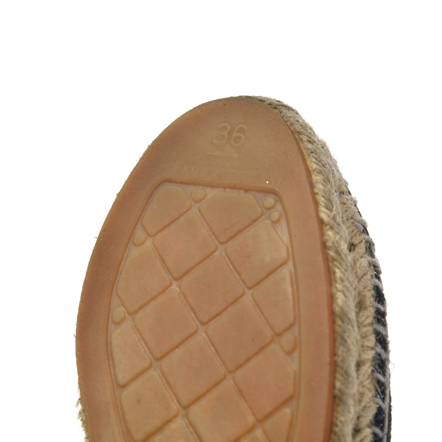Chanel Tweed Patent Goatskin CC Espadrilles 36 Black Pink Yellow Silver 20 of 21
