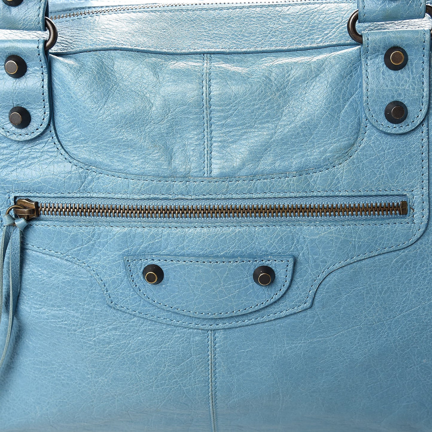 Agneau Classic Hardware Work Bleu Indigo
