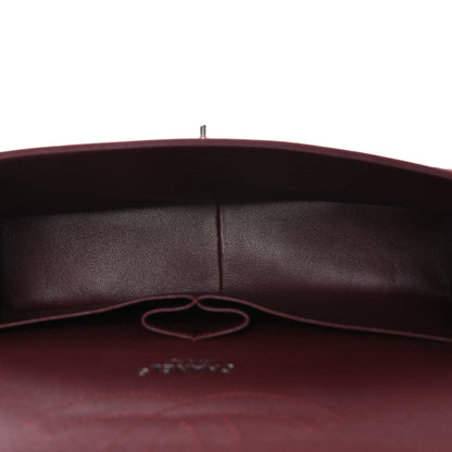 Chanel Lambskin Quilted Jumbo Double Flap Burgundy 5 of 10