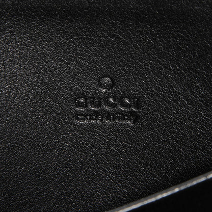 Gucci Guccissima Zip Around Card Case Black 6 of 7