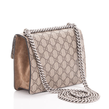 Gucci GG Supreme Monogram Mini Dionysus Shoulder Bag Taupe 4 of 7