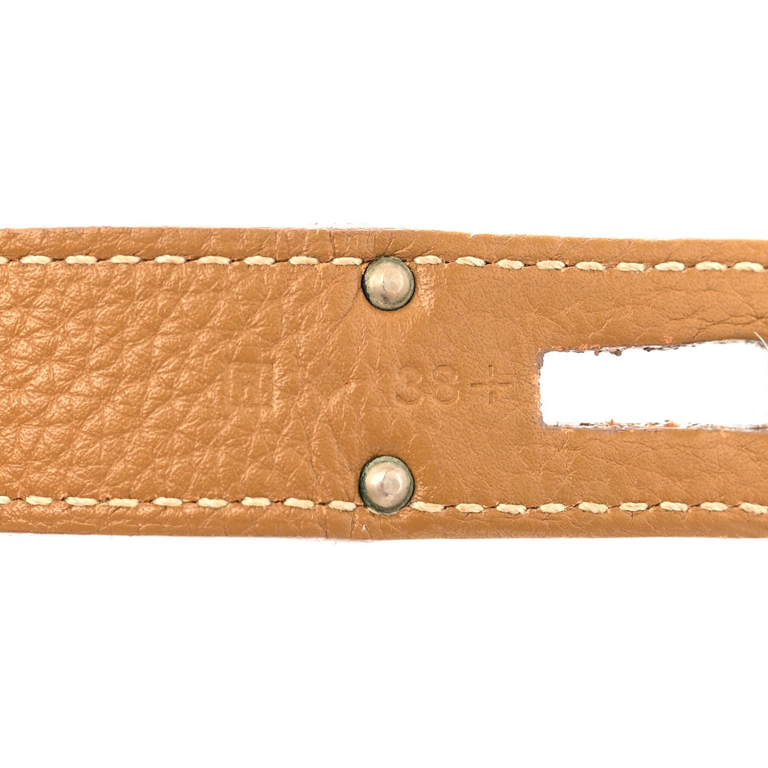 Hermes Taurillon Clemence Bi-Color Jypsiere 31 Kraft Gris Perle 7 of 14