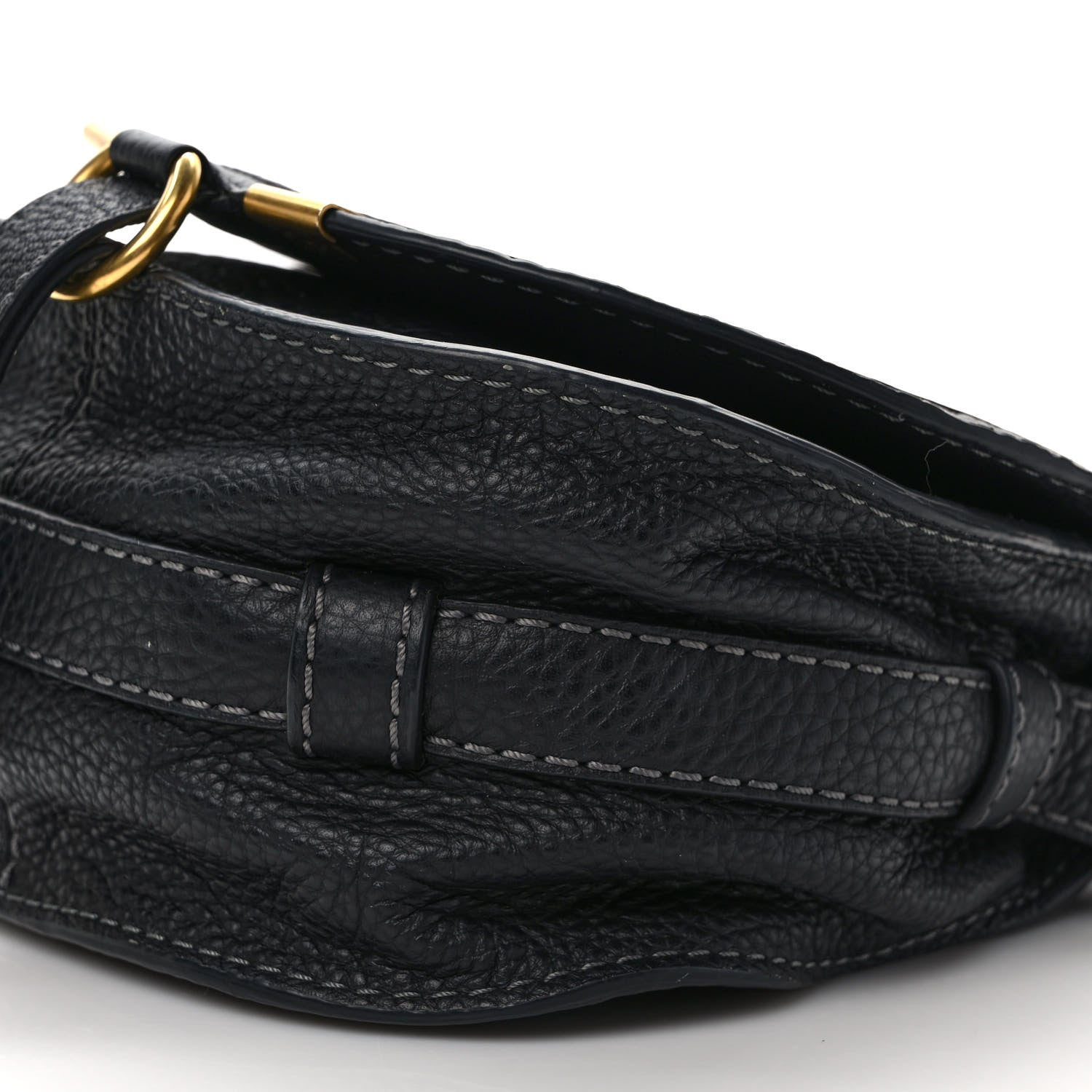 Chloe Calfskin Nano Marcie Saddle Bag Black 10 of 10