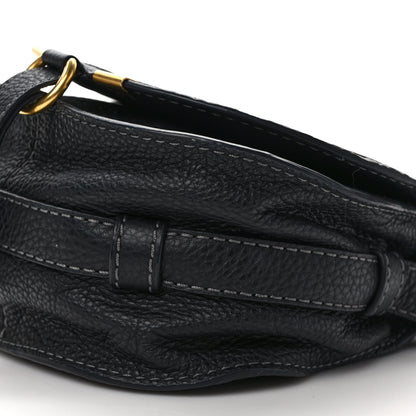 Chloe Calfskin Nano Marcie Saddle Bag Black 10 of 10