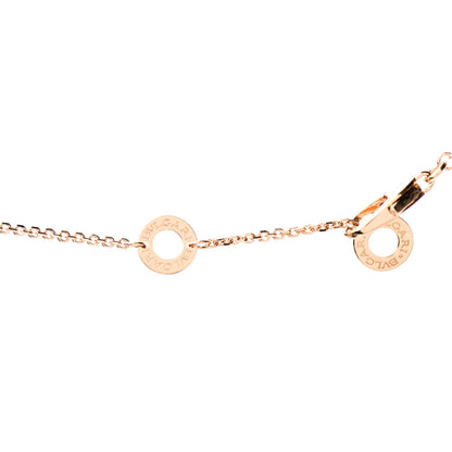 Bulgari 18K Rose Gold Diamond Carnelian Divas' Dream Pendant Necklace 4 of 8