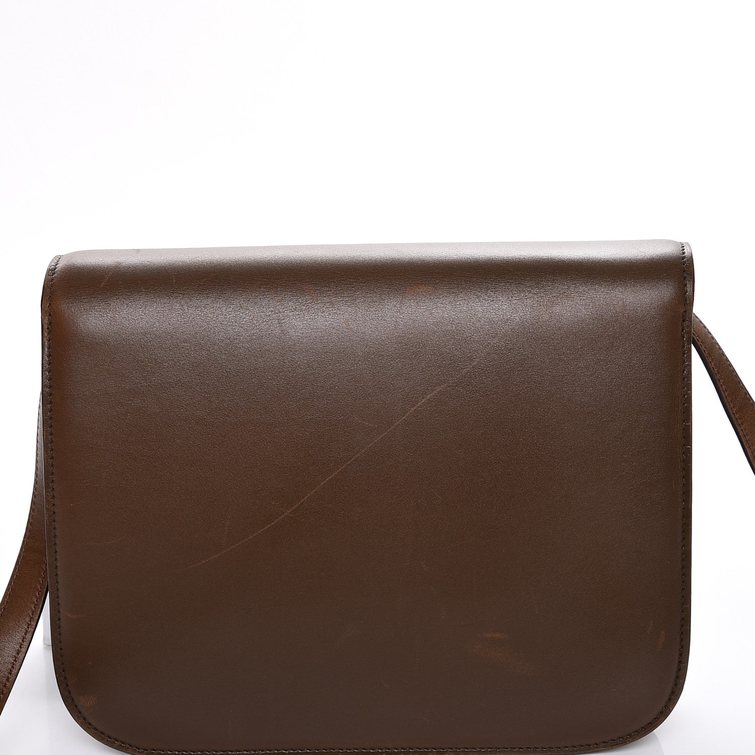 Celine Box Calfskin Medium Classic Box Flap Bag Camel 10 of 12