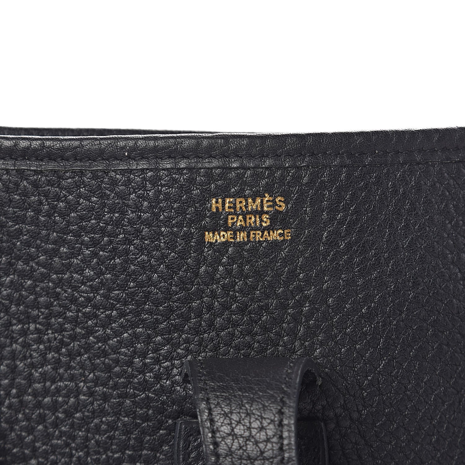 Hermes Taurillon Clemence Evelyne GM Black 6 of 11