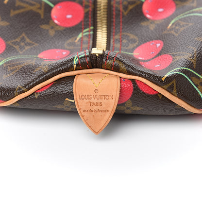 Louis Vuitton Monogram Cerises Keepall 45 5 of 12