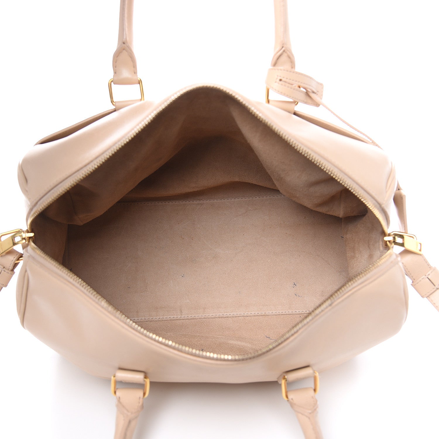 Saint Laurent Calfskin Classic Duffle 6 Beige 5 of 21