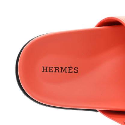 Hermes Epsom Womens Chypre Sandals 38 Rose Sorbet 6 of 9