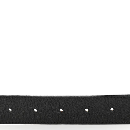 Louis Vuitton Taurillon Calfskin 30mm LV Initiales Reversible Belt 80 32 Black 5 of 5