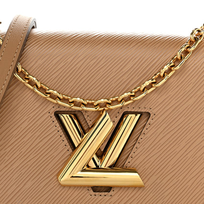 Louis Vuitton Epi Twist Shoulder Bag MM Camel 7 of 9