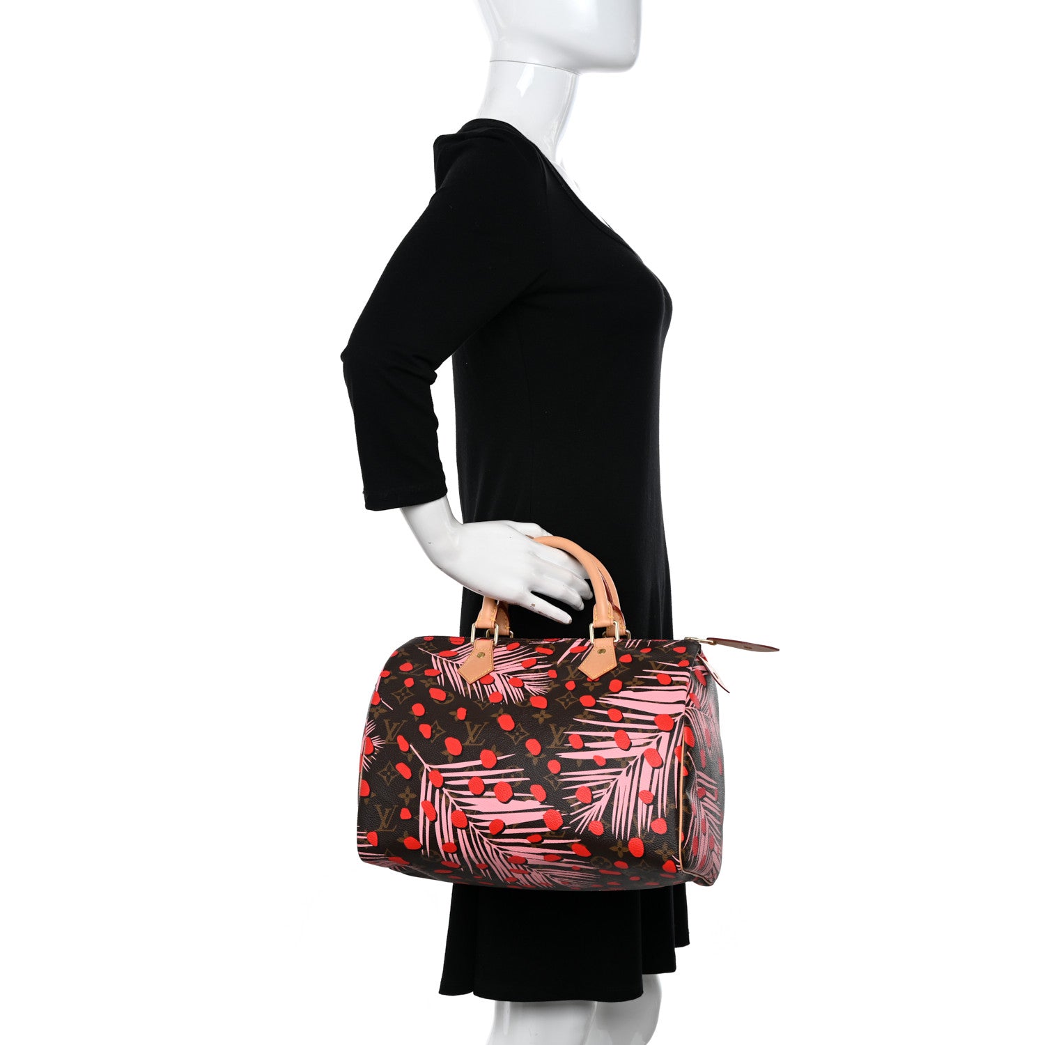 Louis Vuitton Monogram Jungle Dots Speedy 30 Sugar Pink Poppy 2 of 10