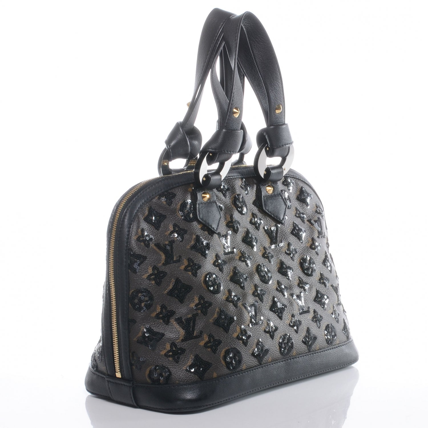 Louis Vuitton Monogram Sequins Eclipse Alma Black 3 of 7