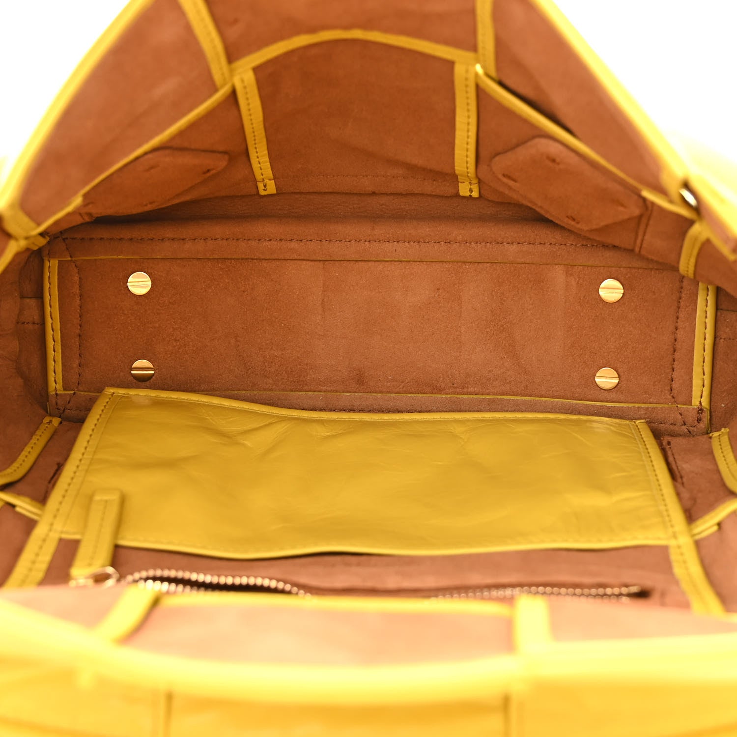 Bottega Veneta Paper Calfskin Maxi Intrecciato Small Arco Mirabelle 5 of 11