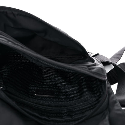 Prada Nylon Messenger Bag Black 4 of 14