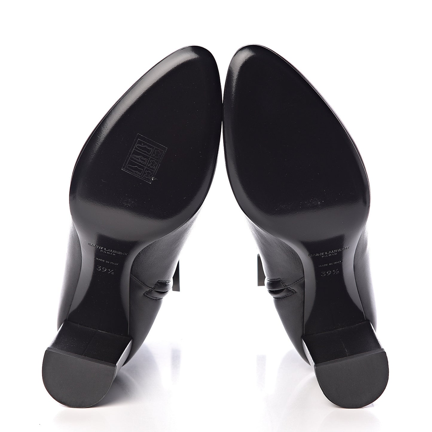 Nappa Vendome Loulou Ankle Zip Boots 39.5 Black