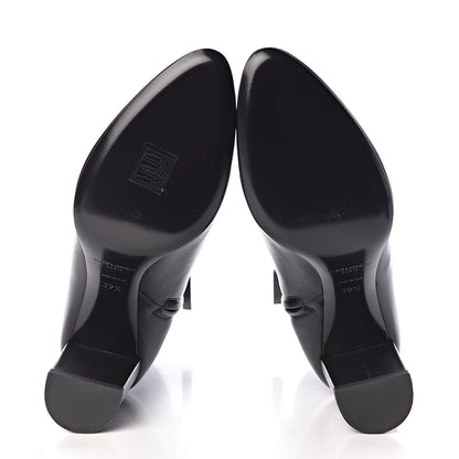 Saint Laurent Nappa Vendome Loulou Ankle Zip Boots 39.5 Black 5 of 7