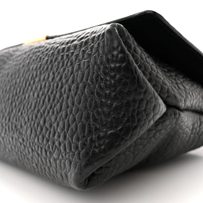 Burberry Signature Grain Large Mildenhall Shoulder Bag Black 10 of 13