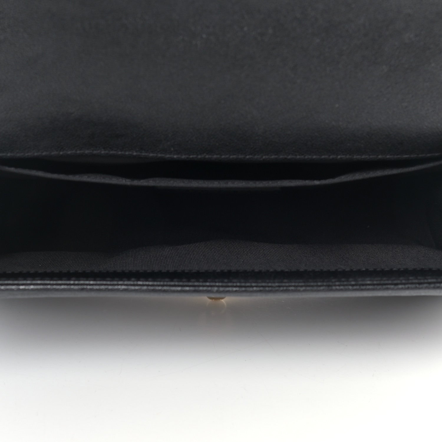 Chanel Caviar Chevron Quilted Medium Boy Flap Black 5 of 9