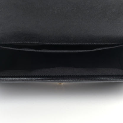 Chanel Caviar Chevron Quilted Medium Boy Flap Black 5 of 9