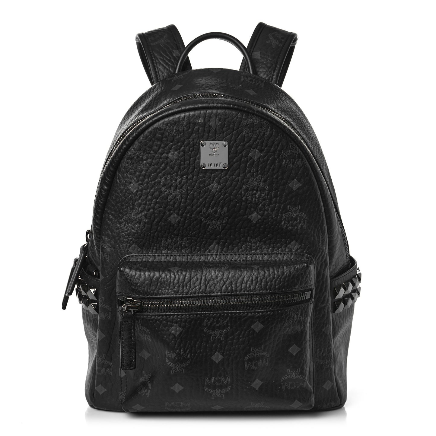 Visetos Small Side Stud Stark Backpack Black