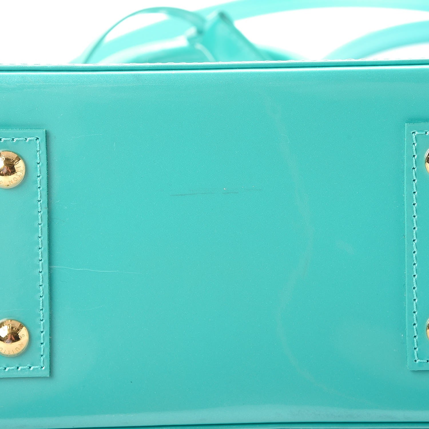 Louis Vuitton Vernis Alma BB Blue Lagon 12 of 13