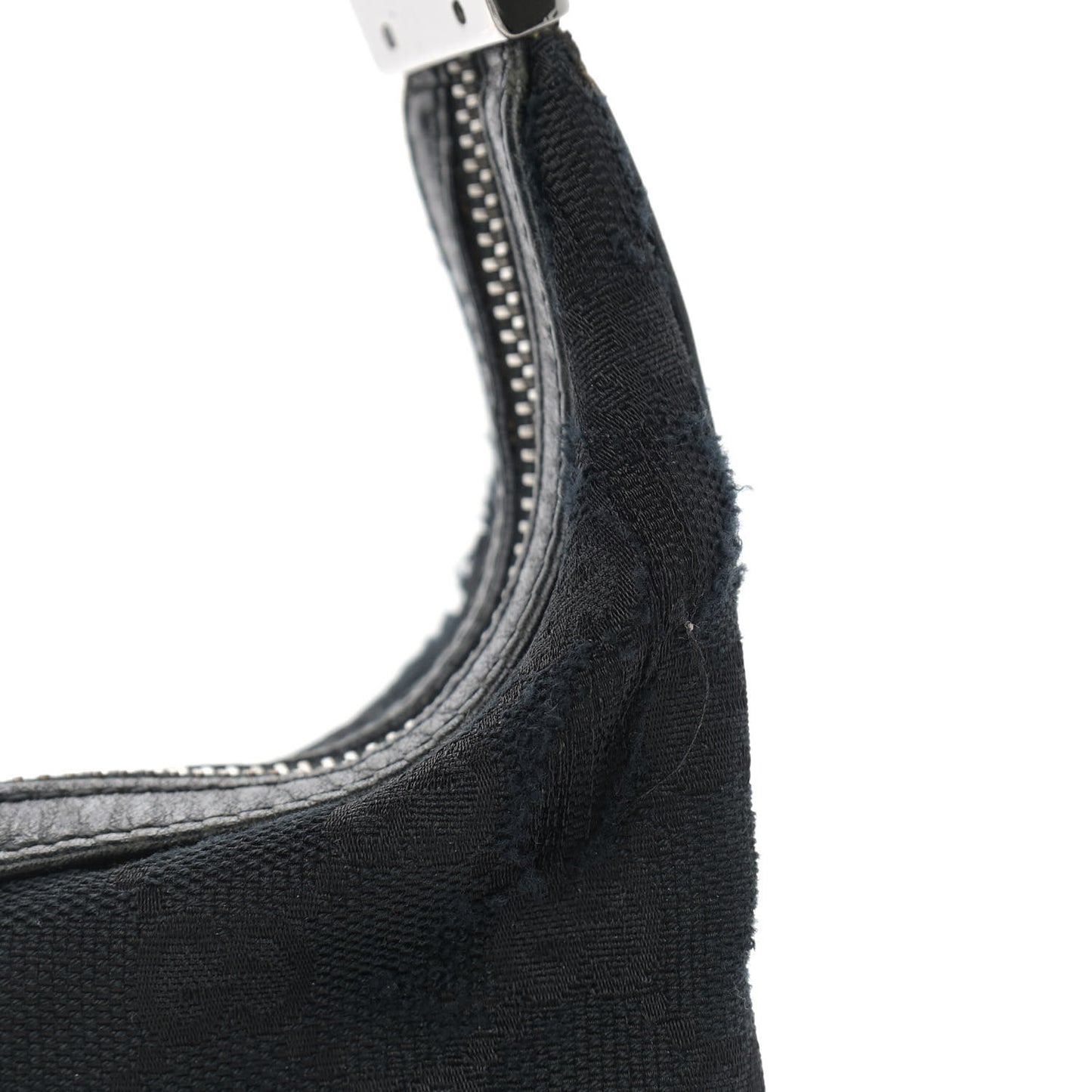 Monogram GG Clasp Hobo Black