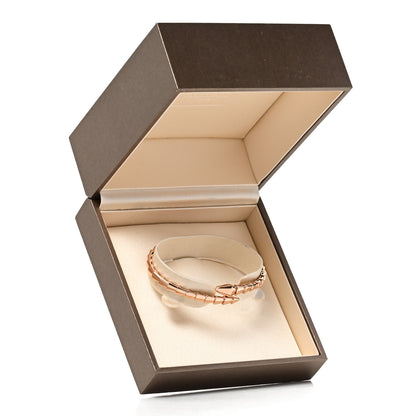 Bulgari 18K Rose Gold Serpenti Viper Bracelet M 4 of 4