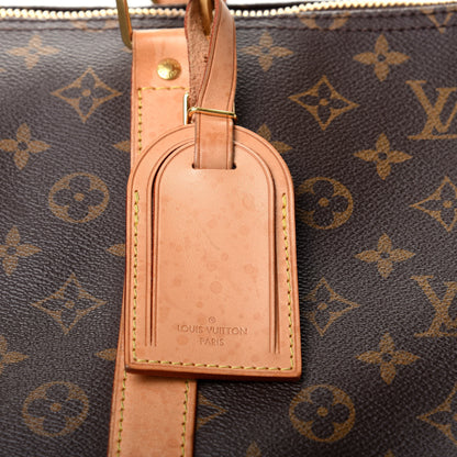 Louis Vuitton Monogram Keepall Bandouliere 55 9 of 17