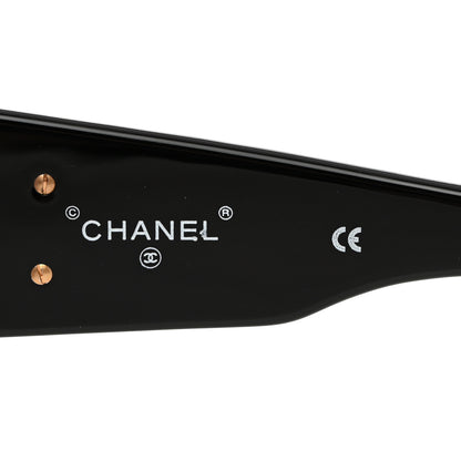 Chanel Acetate Quilted Sunglasses 01450 Black 6 of 6
