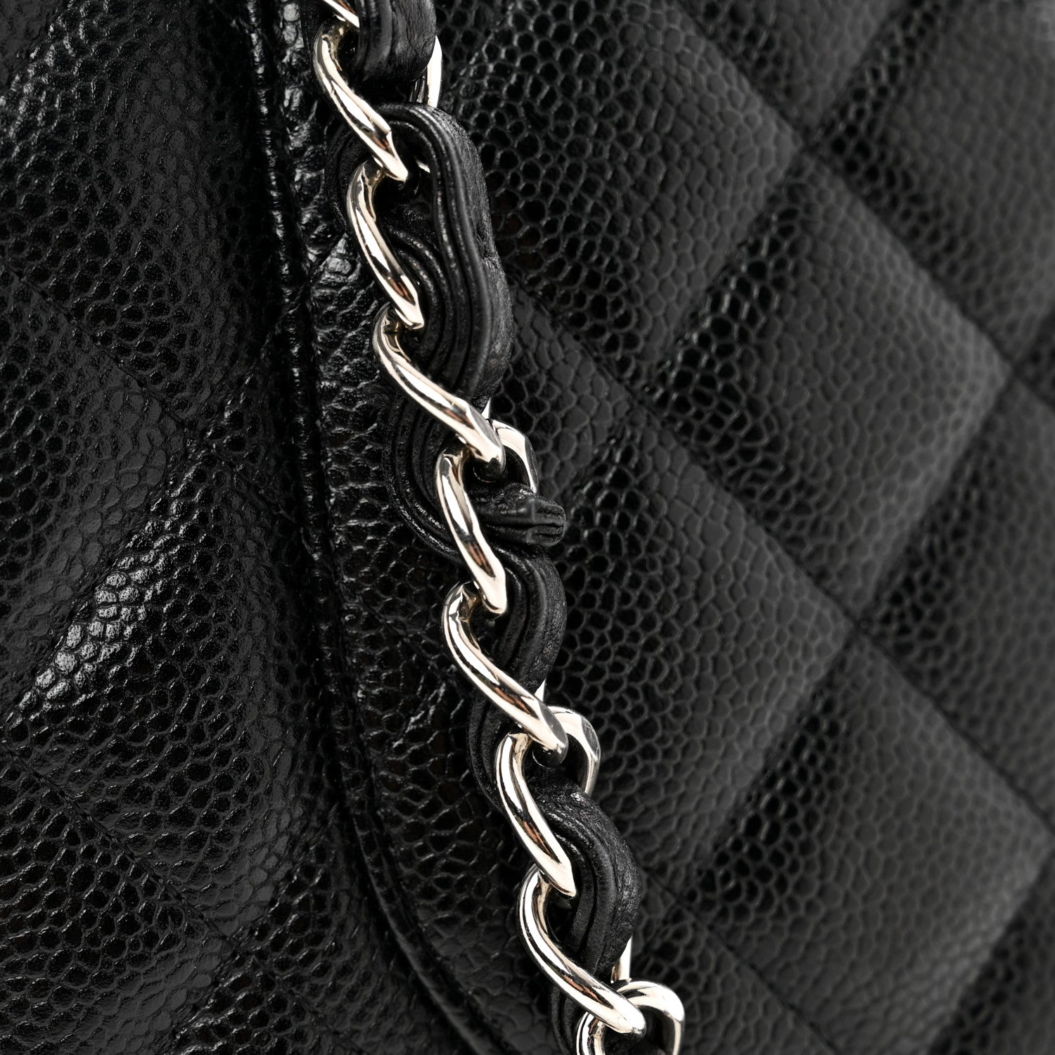 Chanel Caviar Quilted Jumbo Double Flap Black 11 of 11