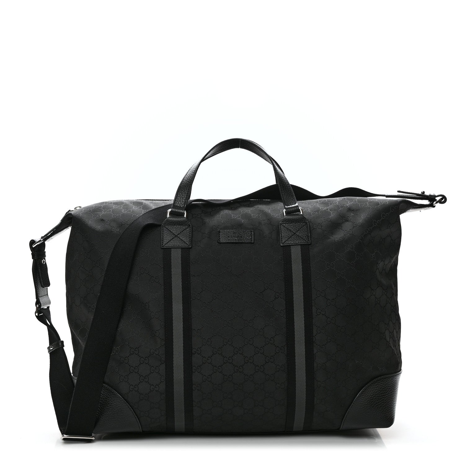 Gucci Nylon Monogram XL Duffle Bag Black 1 of 10
