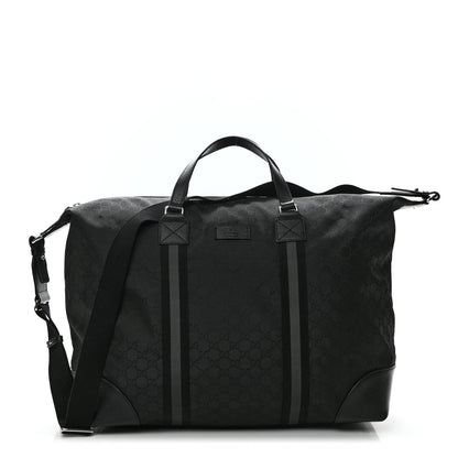 Gucci Nylon Monogram XL Duffle Bag Black 1 of 10