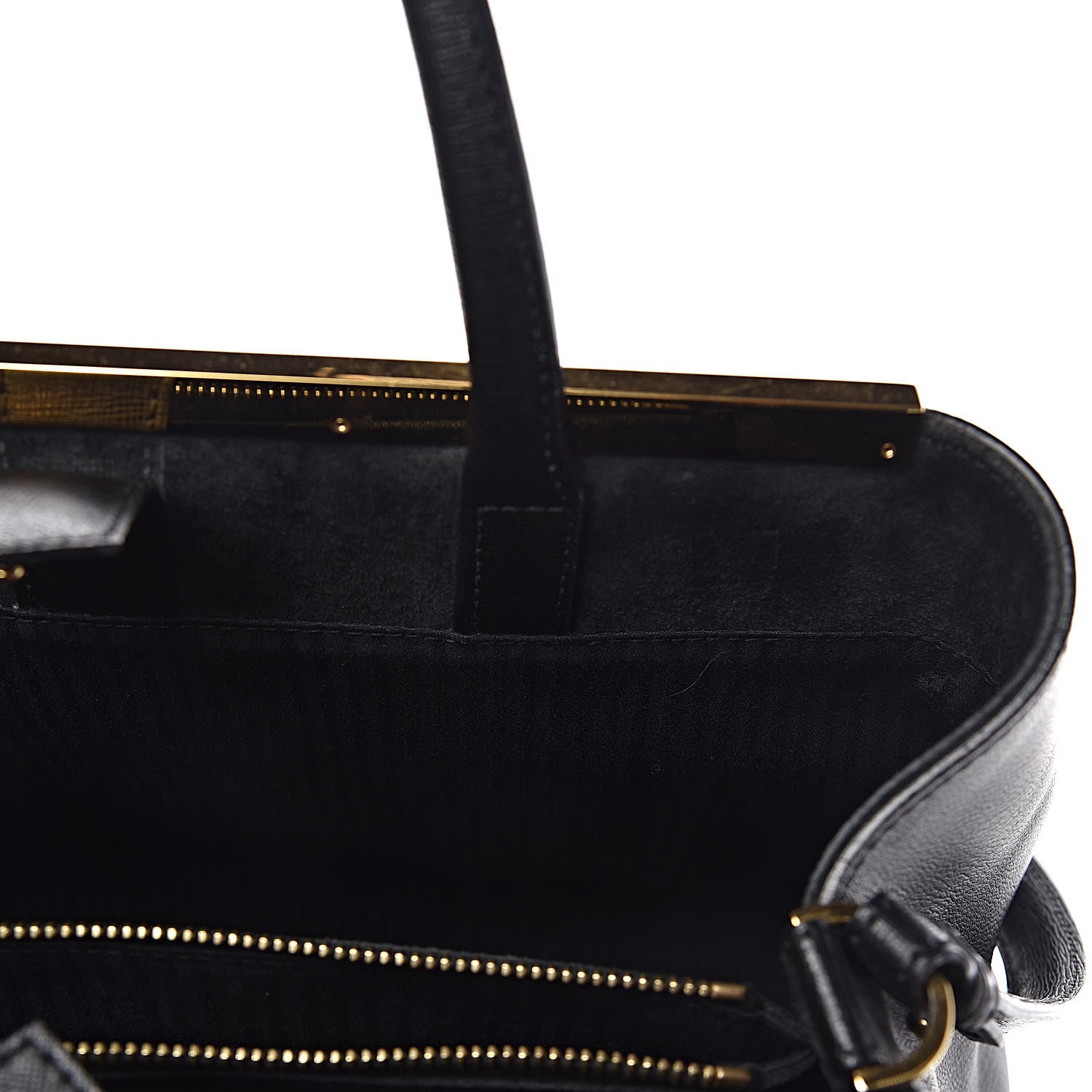 Fendi Vitello Elite Regular 2Jours Tote Black 11 of 15