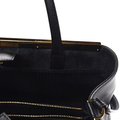 Fendi Vitello Elite Regular 2Jours Tote Black 11 of 15
