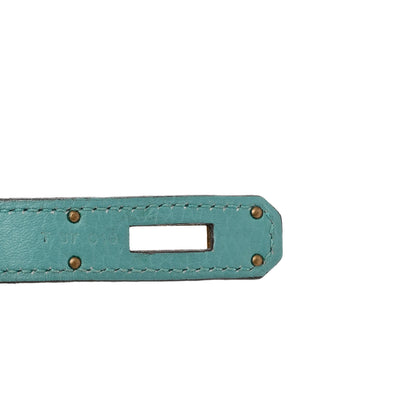 Hermes Togo Kelly Retourne 32 Bleu Atoll 6 of 19