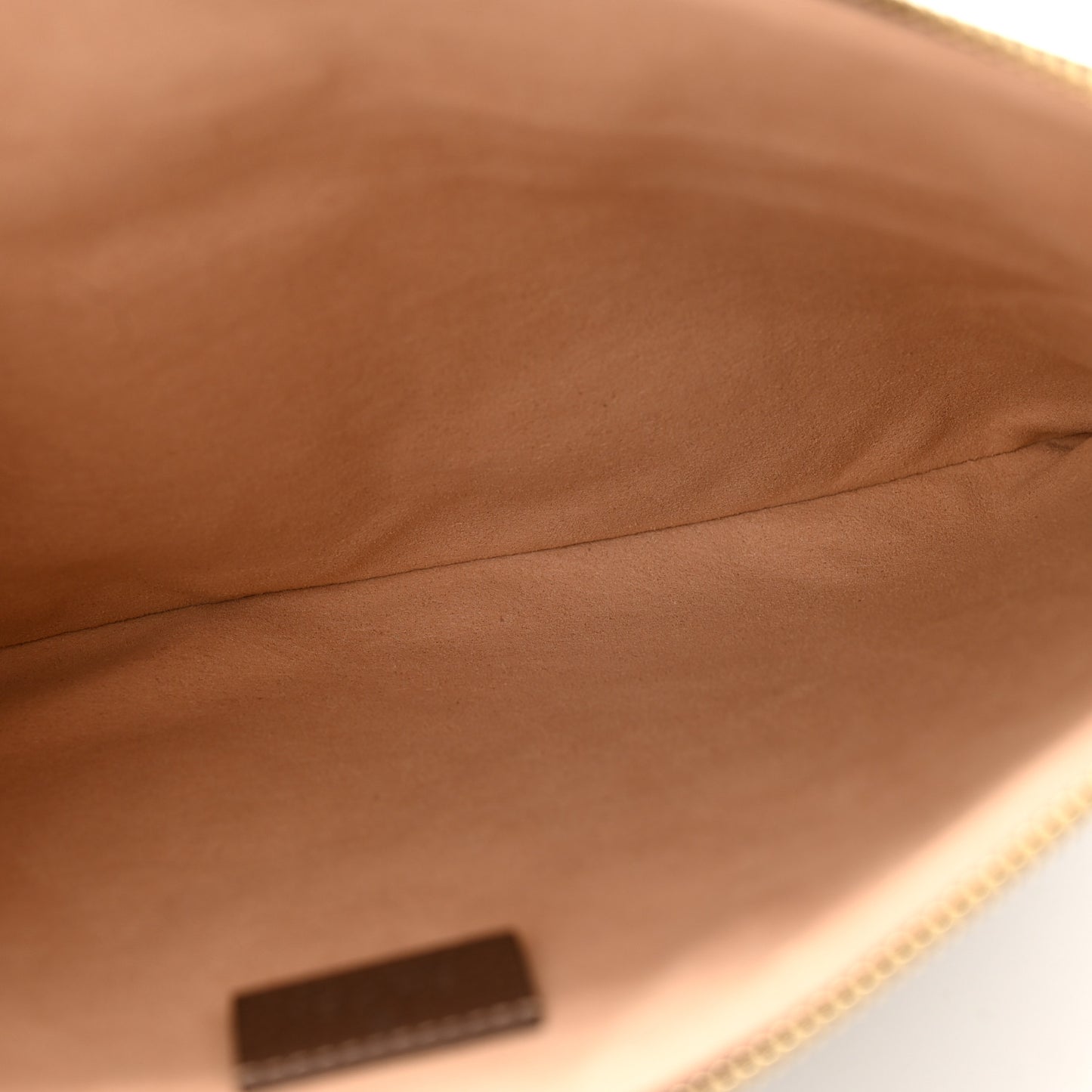 GG Supreme Monogram Large Ophidia Pouch Clutch Brown